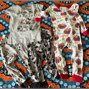 Disney & Sesame Street Baby Boy Pajamas Cotton